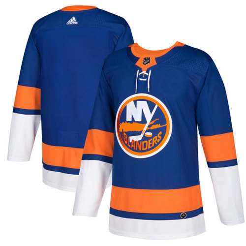 Adidas Islanders Blank Royal Blue Home Authentic Stitched NHL Jersey